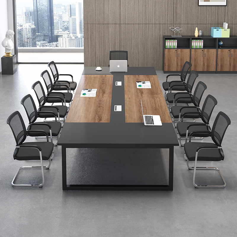 亿方成家具会议桌长桌简约现代办公会议桌椅洽谈桌组合家具大小会议室