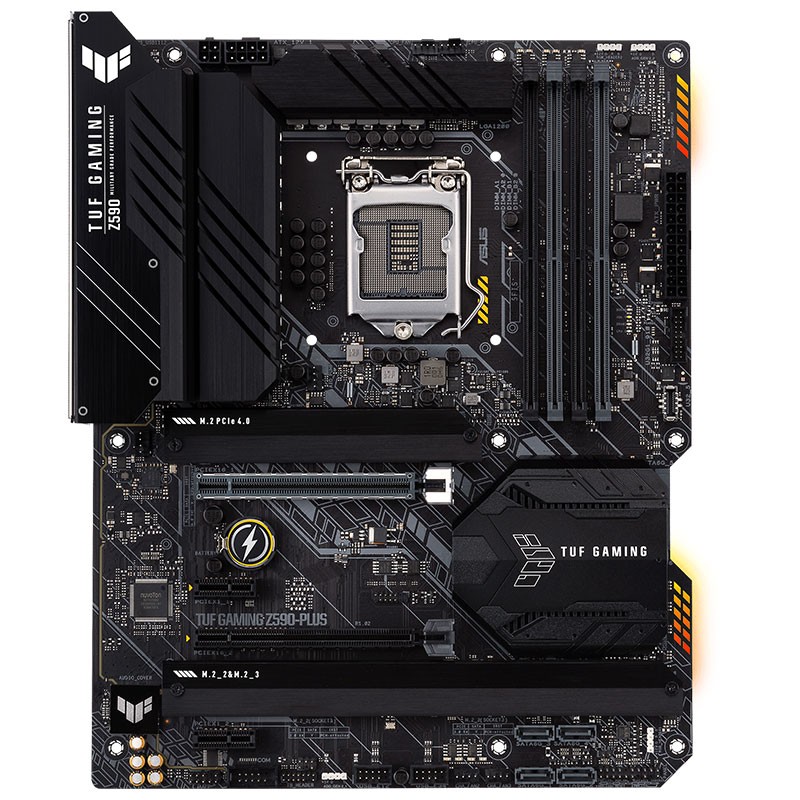 华硕(asus)tuf gaming z590-plus主板 支持 cpu 11900k/11700k/10900k